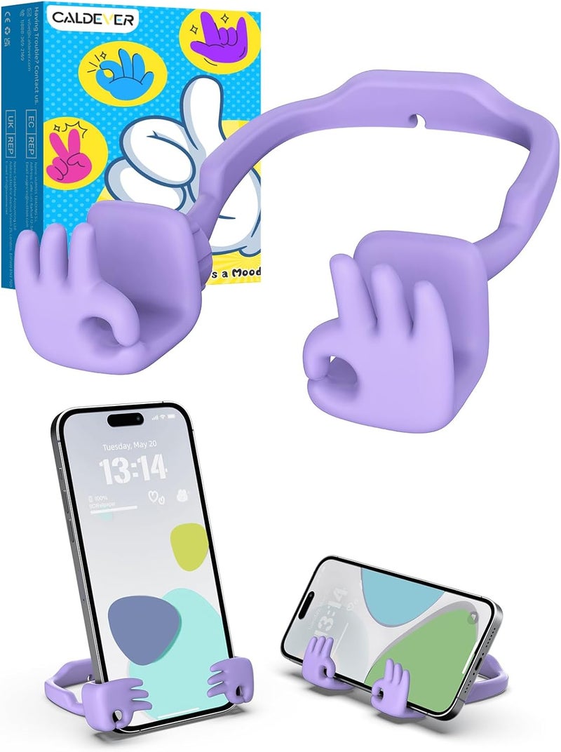CALDEVER Valentines Day Gifts for Teen Girls Women Kids: Funny Gifts OK Sign-Shaped Cell Phone Stand Phone Holder for Desk Teenage Adults Her Wife Mom Daughter Easter Basket Gifts Unique Trendy Stuff Ideas - Image 1